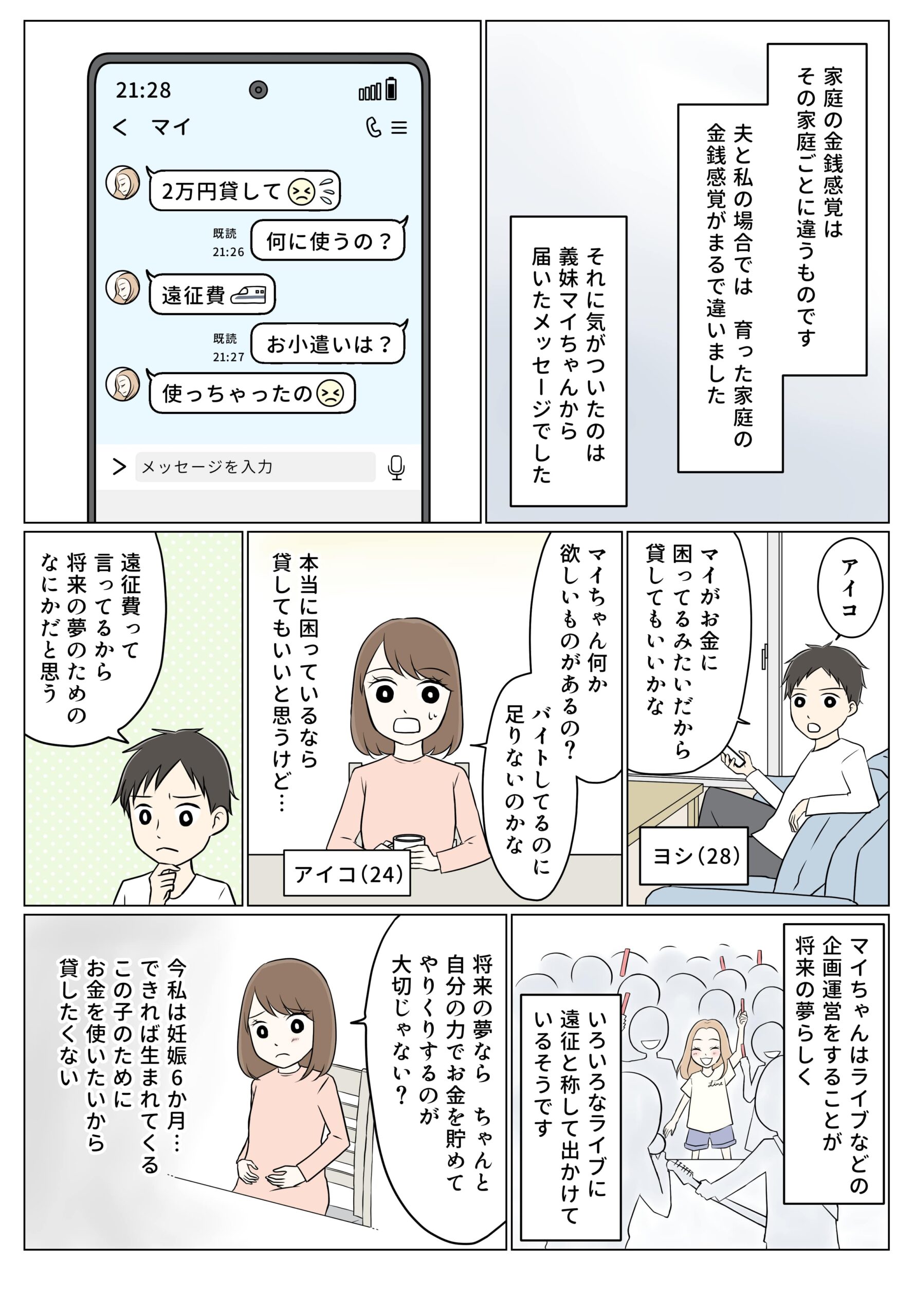 【コネヒト株式会社様】WEBメディア「ママリ」短期連載（作画担当）